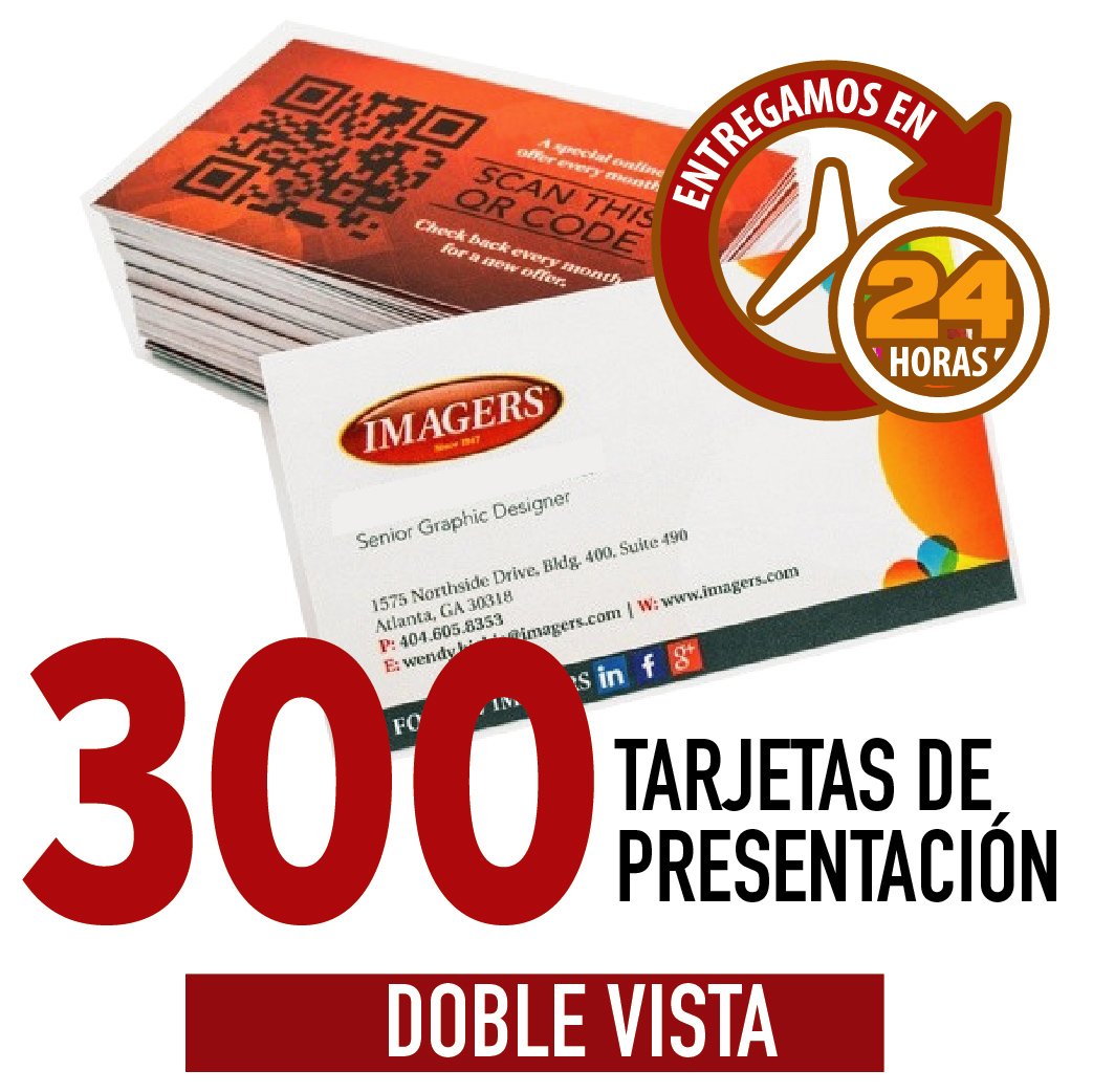 PAQUETE DE TARJETAS 2 VISTAS PROMOCION 300X200