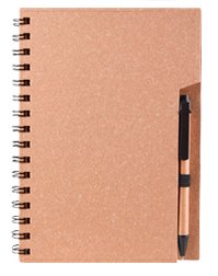 LIBRETA ECOLOGICA CON PLUMA