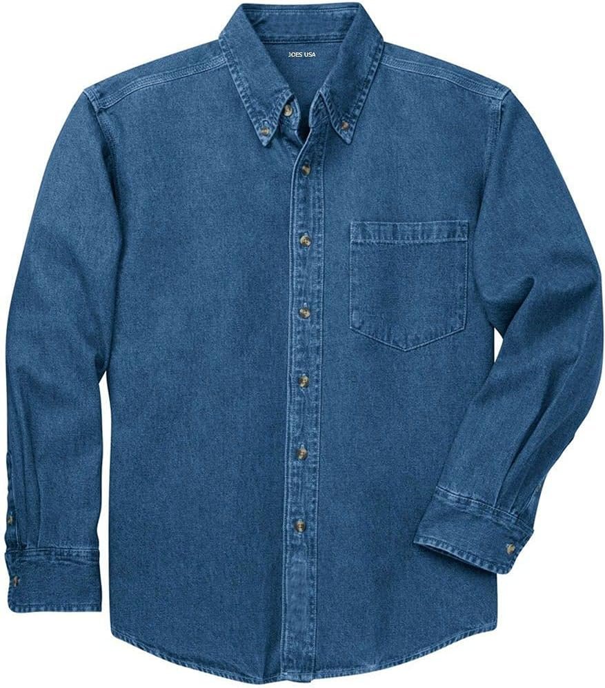 CAMISA DE MEZCLILLA MANGA LARGA