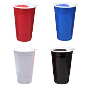 VASO PREMIUM CON DOBLE PARED Y CLIP 16 oz