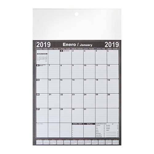 CALENDARIO ORGANIZADOR 2019