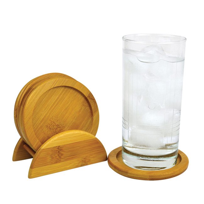 SET DE 5 PORTA VASOS BAMBOO