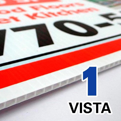 VINIL IMPRESO SOBRE COROPLAST