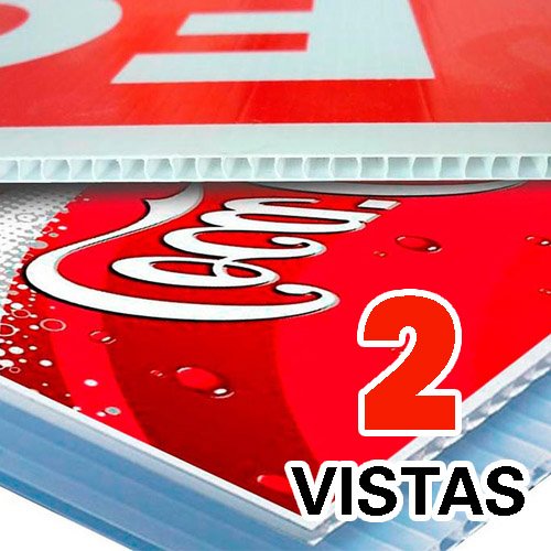 VINIL IMPRESO SOBRE COROPLAST