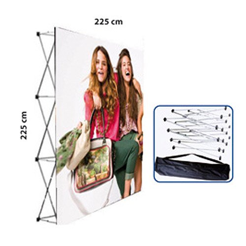 DISPLAY DE ALUMINIO PLEGABLE TIPO WALL CON IMPRESION