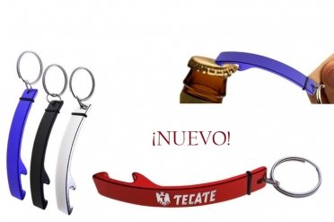 LLAVERO METALICO CON DESTAPADOR