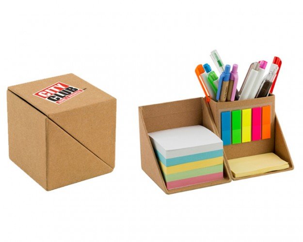 SET ECOLOGICO CUBO NEON