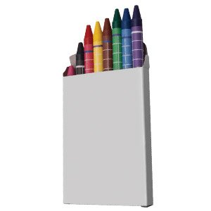 SET DE 8 CRAYOLAS EN CAJA DE CARTON