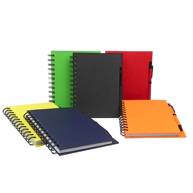 LIBRETA ECOLOGICA LISA C/ PLUMA