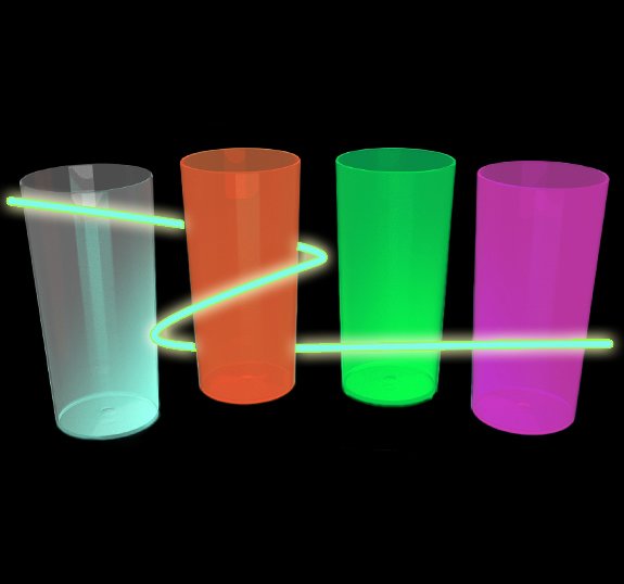 VASO FIESTERO FLUORESCENTE 13 OZ