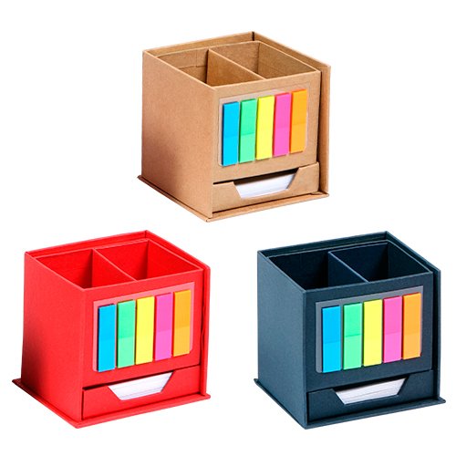 CUBO ECOLOGICO PORTA PLUMAS