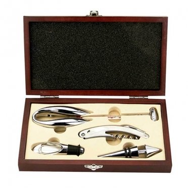 SET VINOS MERLOT 5 PIEZAS
