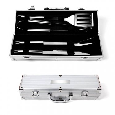 ESTUCHE ASADOR BBQ METALICO