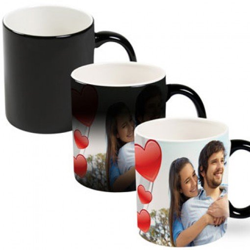 TAZA MAGICA NEGRA 11OZ