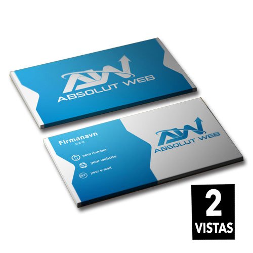 TARJETAS DE PRESENTACION 2 VISTAS