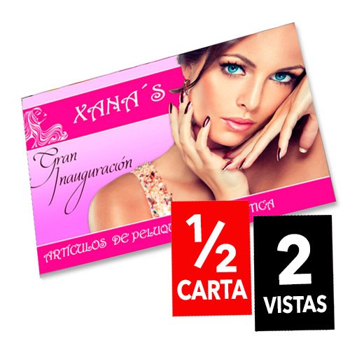 VOLANTE 1/2 CARTA 2 VISTAS