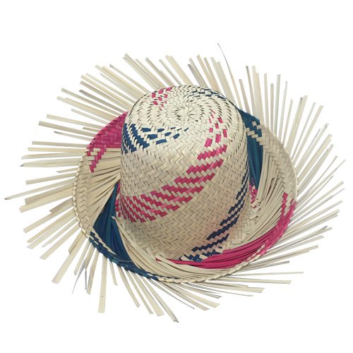 SOMBRERO DE FIESTA COLOR BCO
