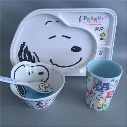 SET DE VAJILLA PEANUTS