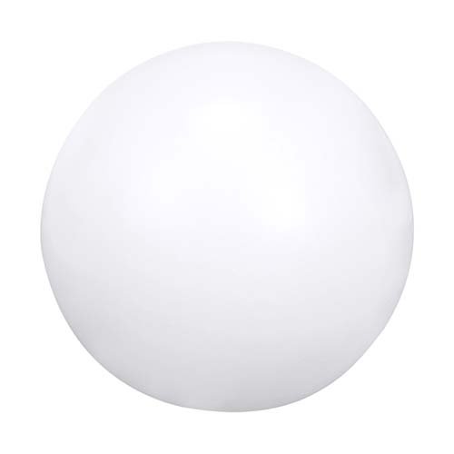 PELOTA ANTI-STRESS LISA EN COLOR BLANCO