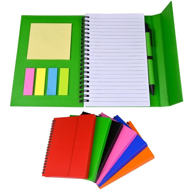 LIBRETA KABUL CON BOLIGRAFO Y STICKER