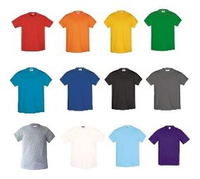 OPTIMA COLOR  P/C PLAYERA CUELLO REDONDO 